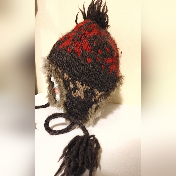 American Eagle Trapper Hat Comfy WARM Alpaca - Wool 🦙 Winter Christmas Snow ❄️ - Picture 3 of 6